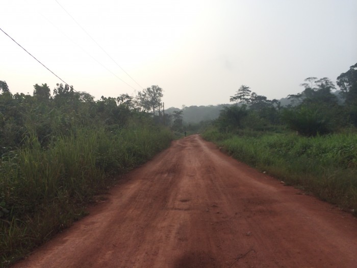 Mengong - this road takes us to the training center