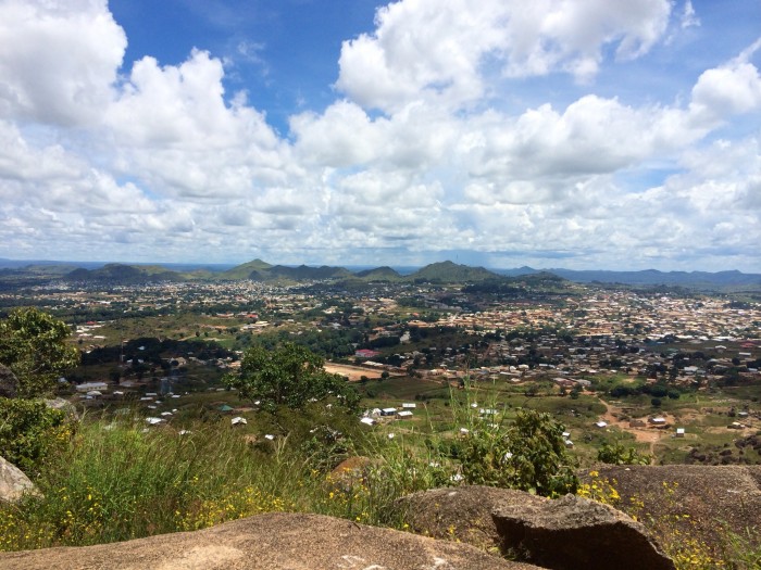 View from the top of Mount Ngaoundere